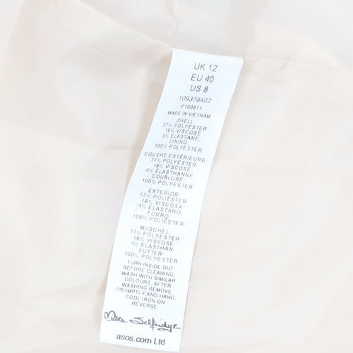 Miss Selfridge Women’s Beige Blazer Size 12