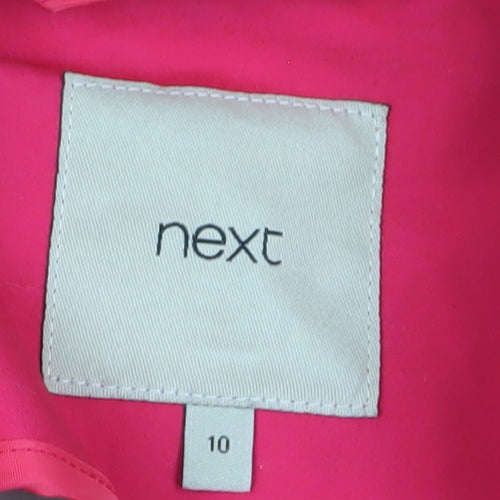 Next Women's Pink Trench Coat in Size 10