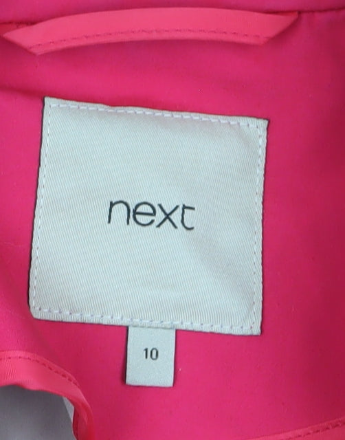 Next Women's Pink Trench Coat in Size 10