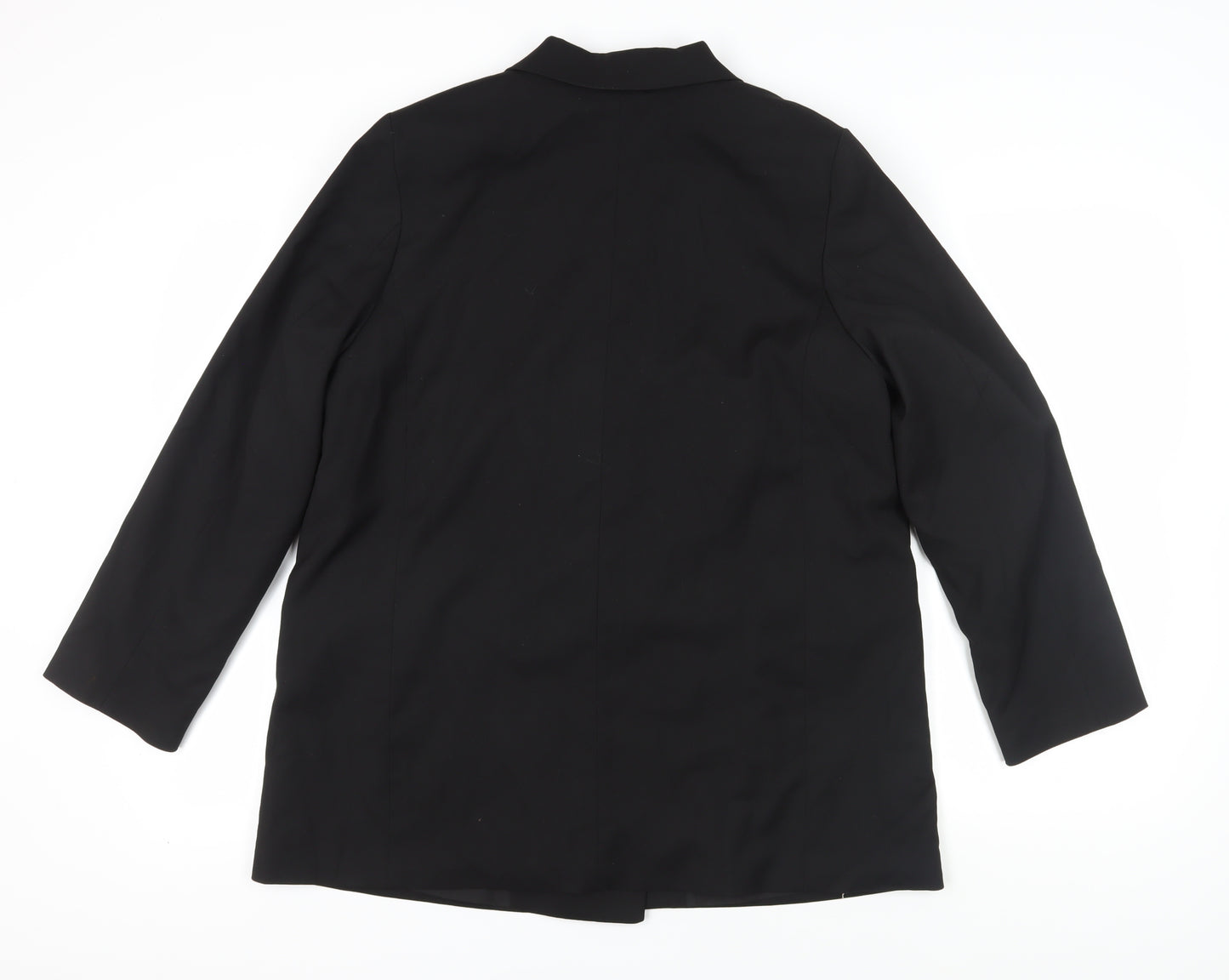 H&M Women's Black Suit Jacket, Size 12, Double-Breasted