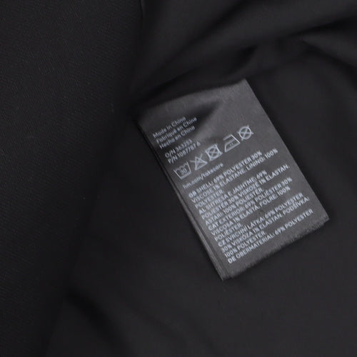H&M Women's Black Suit Jacket, Size 12, Double-Breasted