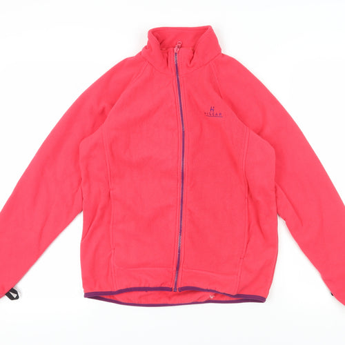 Hi Gear Women's Pink Fleece Jacket, Size 4, Full Zip
