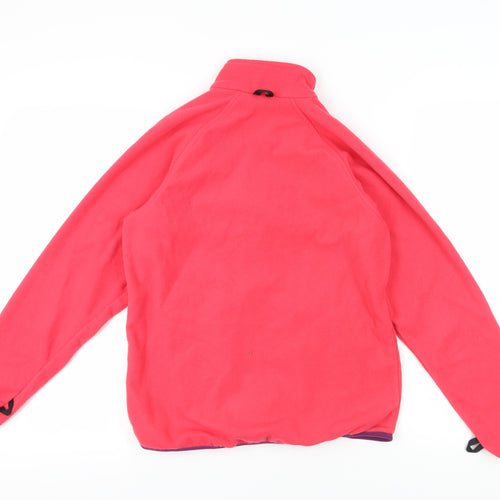 Hi Gear Women's Pink Fleece Jacket, Size 4, Full Zip