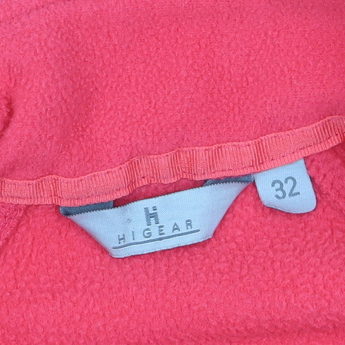 Hi Gear Women's Pink Fleece Jacket, Size 4, Full Zip