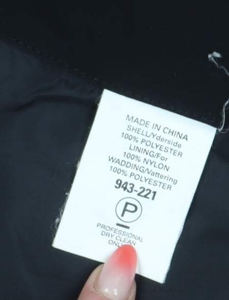 Next Men's Black Bomber Jacket Medium