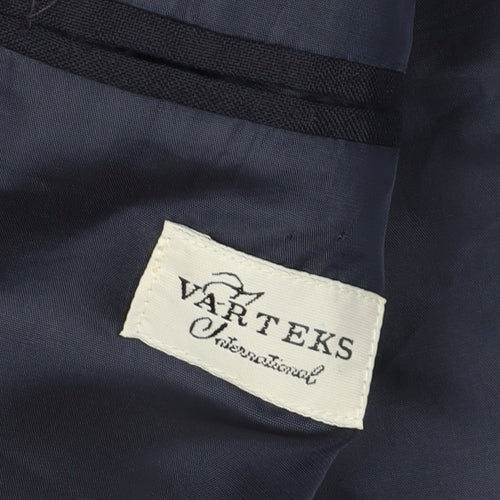 Varteks Men's Blue Blazer Size 40R for Formal Wear
