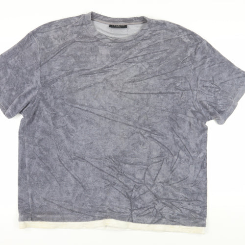The Couture Club Men's Grey Crew Neck T-Shirt XL