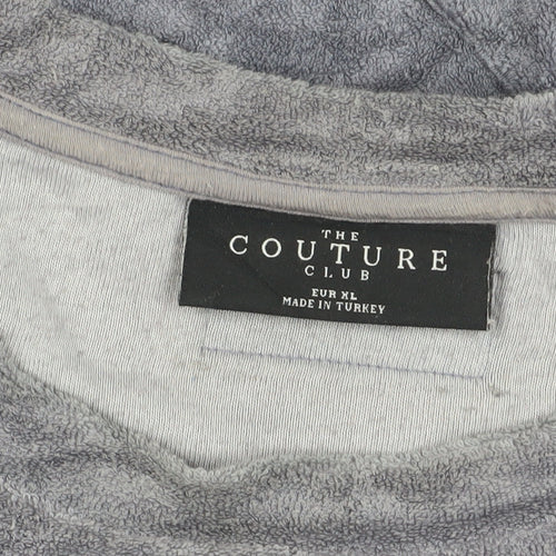 The Couture Club Men's Grey Crew Neck T-Shirt XL
