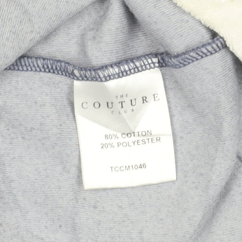 The Couture Club Men's Grey Crew Neck T-Shirt XL