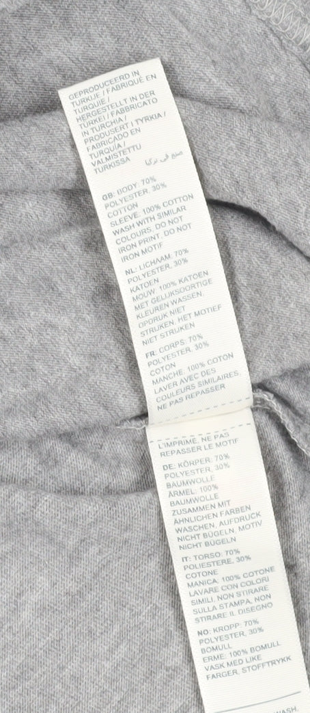 Raleigh by FatFace Men’s 3XL Grey and Blue T-Shirt
