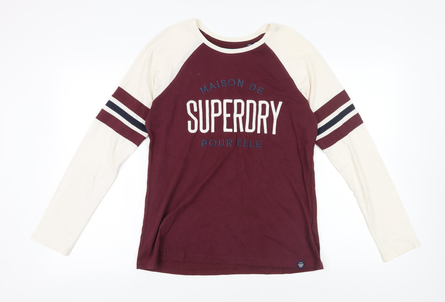 Superdry Women's Multicoloured T-Shirt UK 14