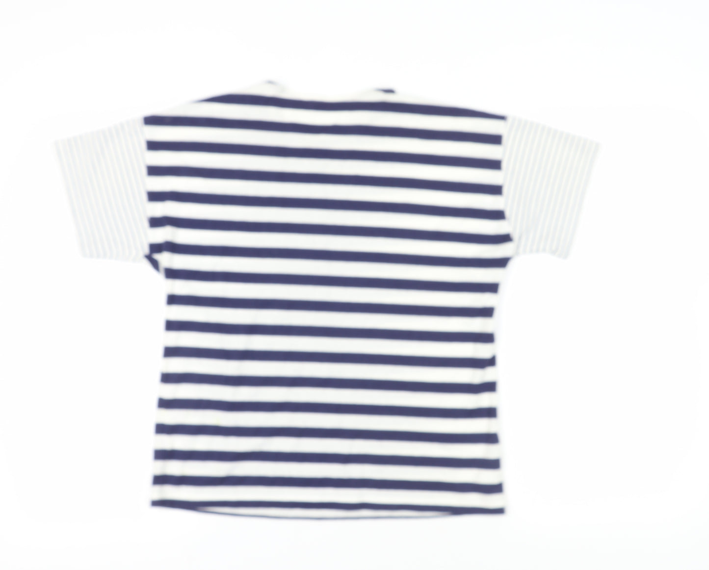 Marks and Spencer Blue Striped Women's T-Shirt M