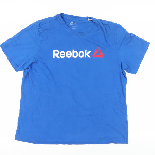 Reebok Blue Unisex XL T-Shirt Regular Style