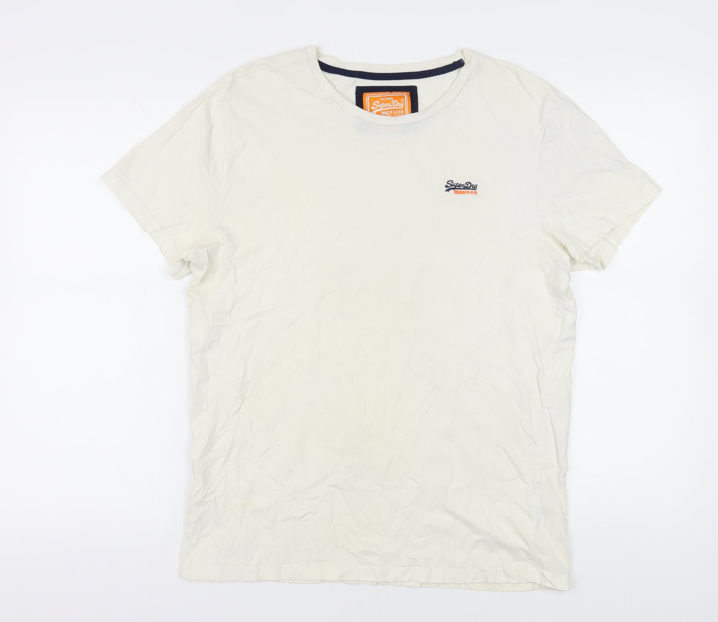 Superdry Men's Ivory XL Classic T-Shirt