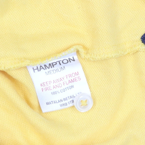 J.Hampton and Sons Men's Yellow Polo M