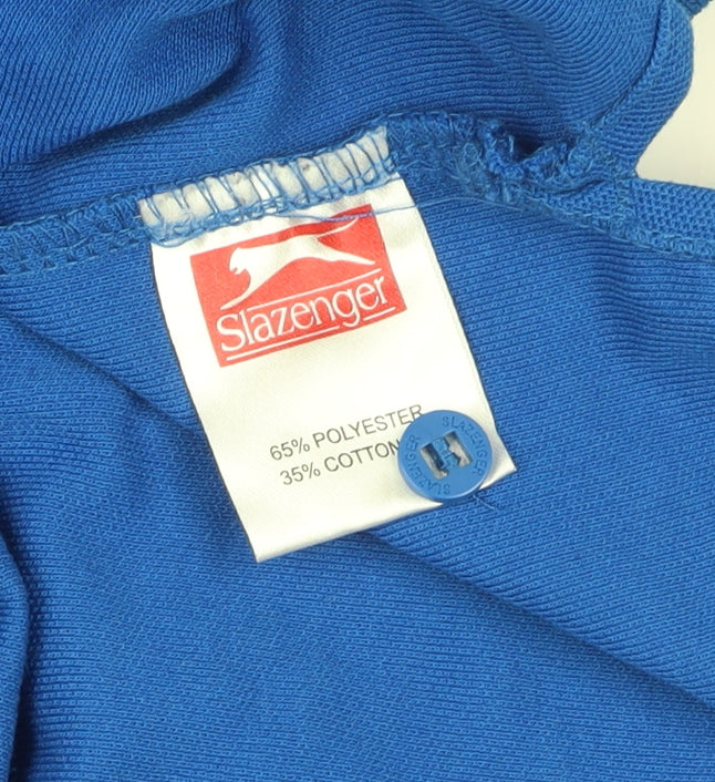 Slazenger Men's Blue Polo Shirt 3XL Short Sleeve