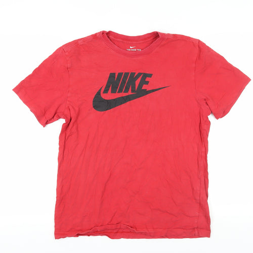 Nike Men's Red Sports T-Shirt, M, Short Sleeve