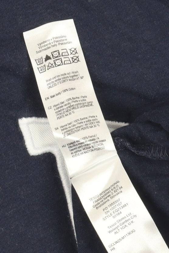 Yale University Men's Blue 2XL Logo T-Shirt