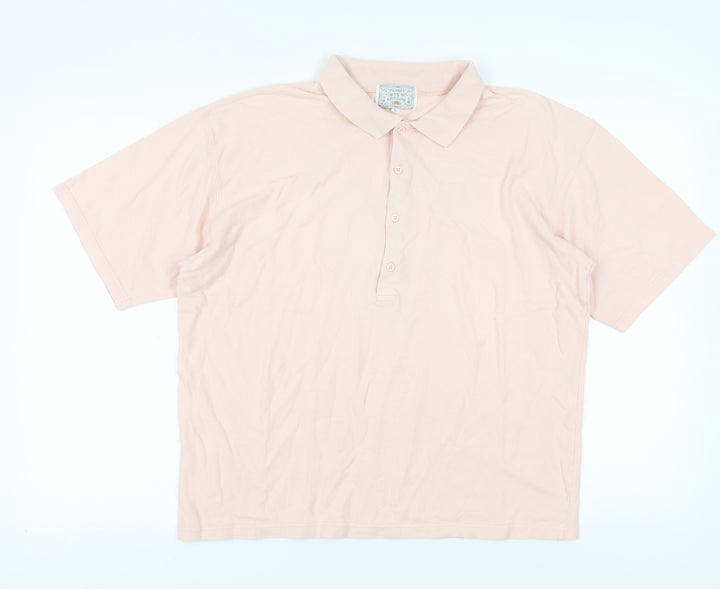 Flores de Amazone Women's Pink Polo Shirt Large