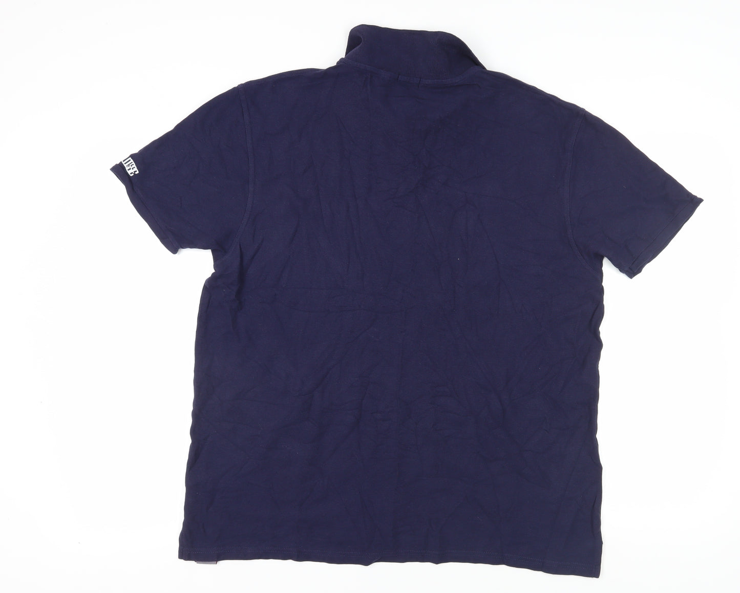 Suisse Men's Blue Short Sleeve Polo XXL