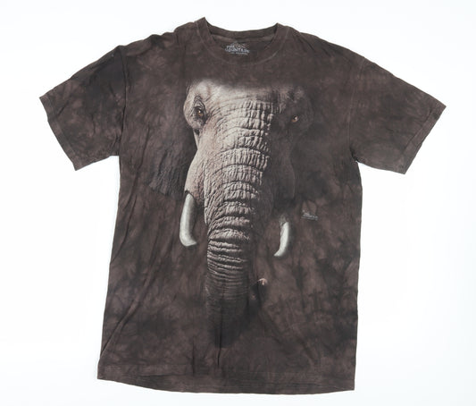 The Mountain Men's Brown Elephant T-Shirt, L