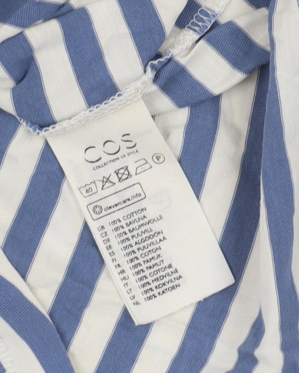 COS Women's Multicoloured Stripe Ringer T-Shirt XS