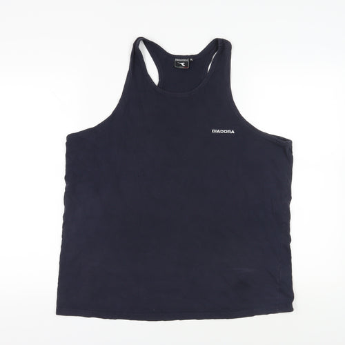 Diadora Men's Blue Sleeveless Tank Top XL