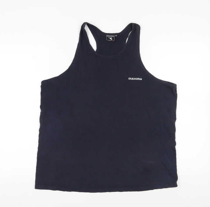 Diadora Men's Blue Sleeveless Tank Top XL