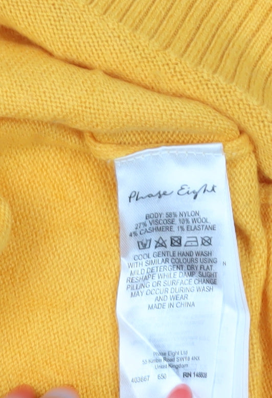 Phase Eight Women's Yellow XS Pullover Jumper