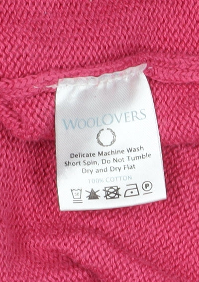 WoolOvers Men's Pink Cotton Pullover Jumper L