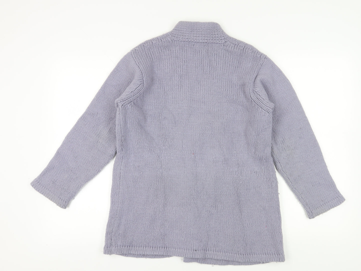 NESS Women's Grey Chunky Cardigan - Size L