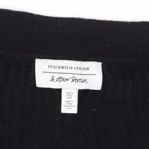 & Other Stories Women's Black Cardigan - Size S