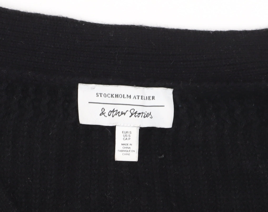 & Other Stories Women's Black Cardigan - Size S