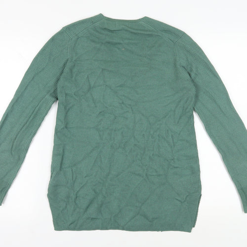 Jigsaw Women's Green Wool Pullover Jumper XS