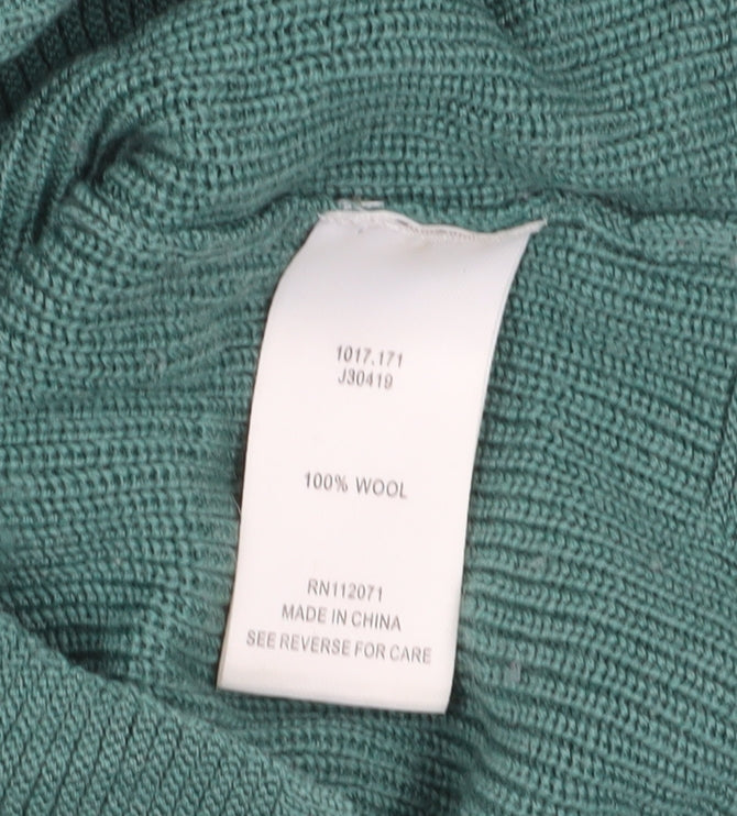 Jigsaw Women's Green Wool Pullover Jumper XS