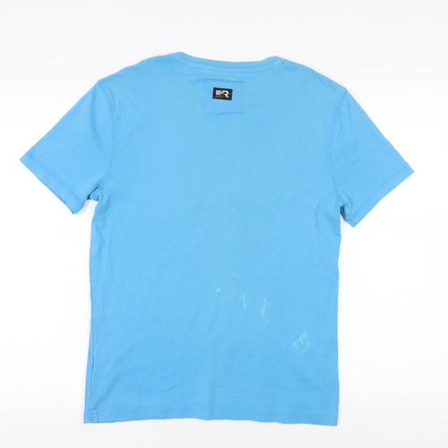 G-Star Mens Blue XL Graphic Print T-Shirt