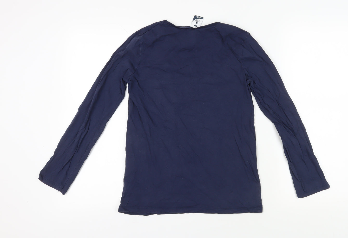 Tottenham Hotspur Boys Blue 13-14 Years Long Sleeve T-Shirt