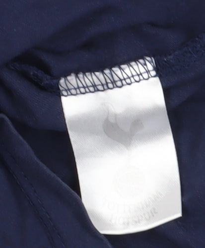 Tottenham Hotspur Boys Blue 13-14 Years Long Sleeve T-Shirt