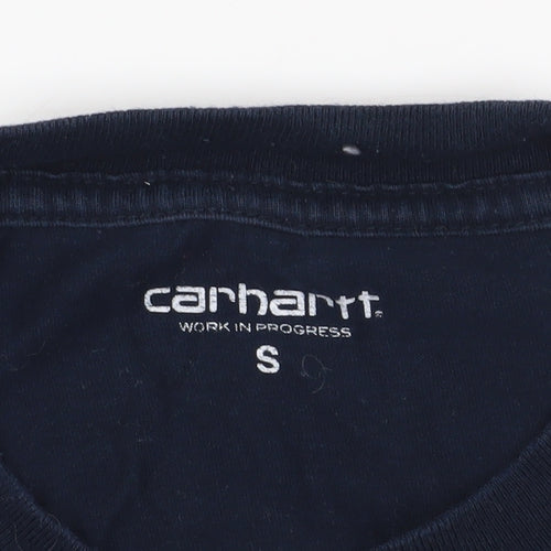 Carhartt Men’s Black Crew Neck Solid T-Shirt - Size S