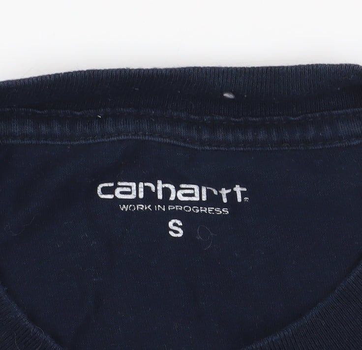 Carhartt Men’s Black Crew Neck Solid T-Shirt - Size S