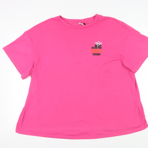 The Big Bang Theory Unisex 3XL Pink T-Shirt