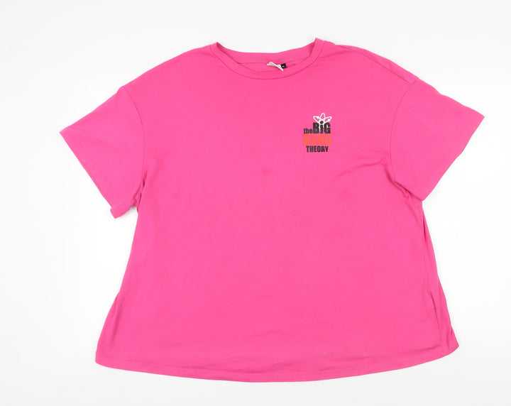 The Big Bang Theory Unisex 3XL Pink T-Shirt