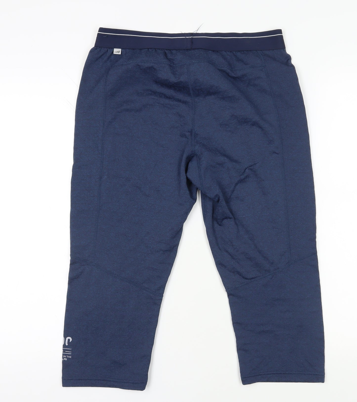 Decathlon Men's Blue Cropped Gym Trousers - Size L