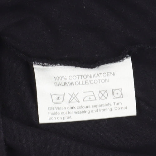 Craghoppers Women's Black Crew Neck T-Shirt Size 10