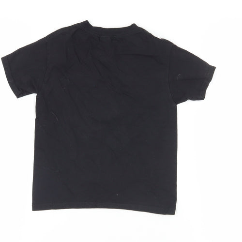 Russell Girls Black M Basic T-Shirt Short Sleeve