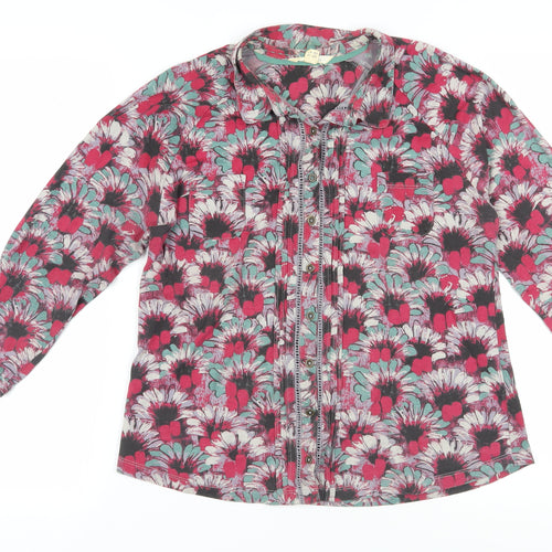 White Stuff Women's Multicoloured Floral Blouse