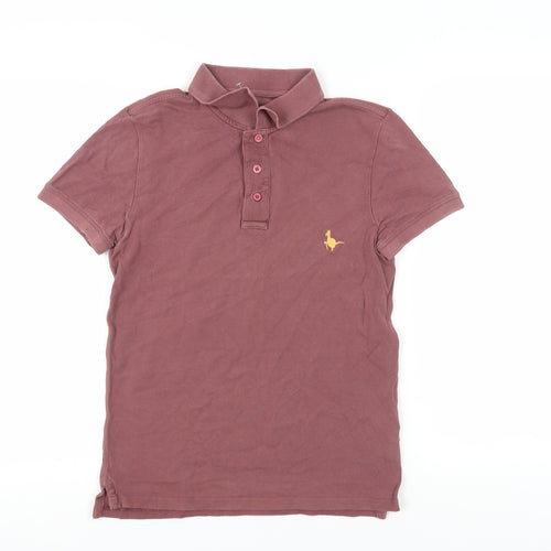 Jack Wills Unisex Red XS Polo Shirt