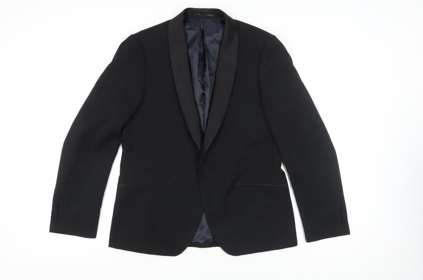 French Connection Men's Black Tuxedo Jacket 42R