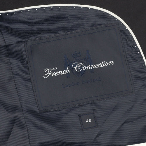 French Connection Men's Black Tuxedo Jacket 42R