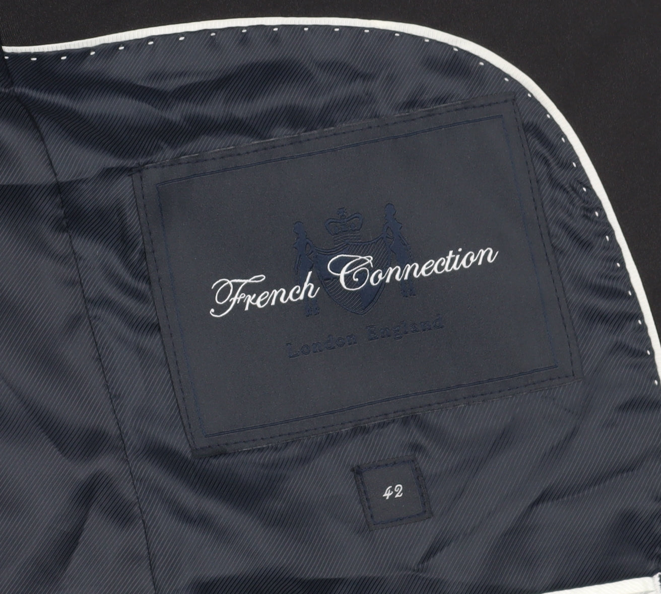 French Connection Men's Black Tuxedo Jacket 42R